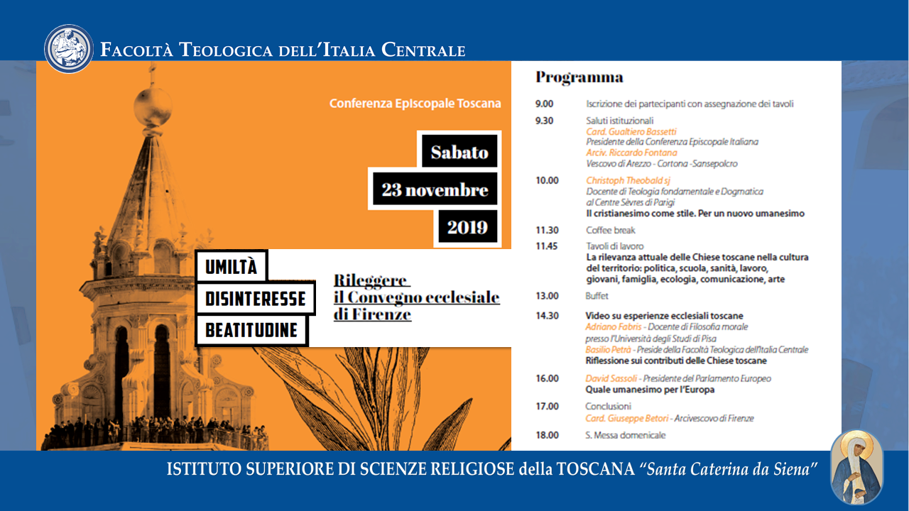 Materiali convegno CET Umiltà, Disinteresse, Beatitudine Istituto